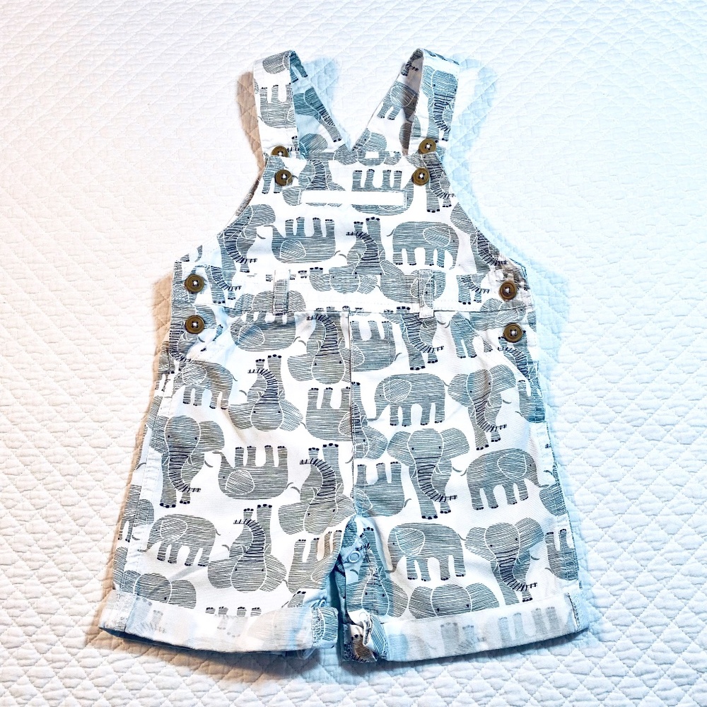 Macy's Toddler Short Overalls Size 18 Months